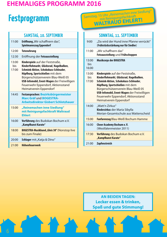 Programm von 2016
